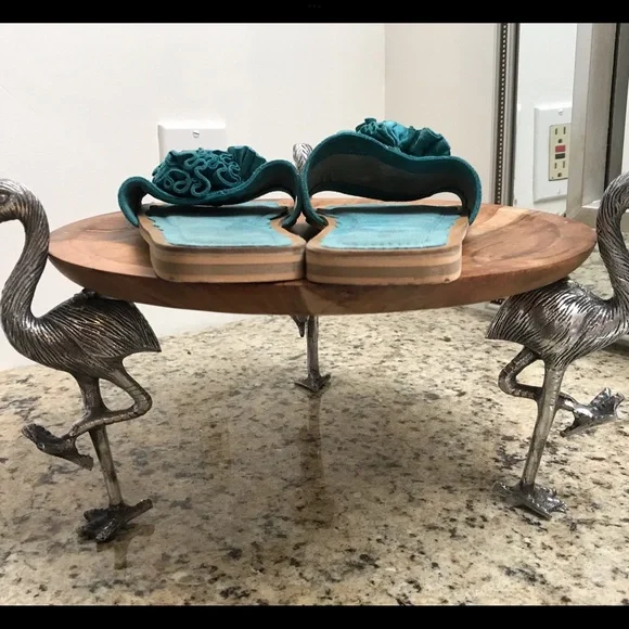 🎉HP🎉 MUSSE & CLOUD Aqua / Turquoise Suede Sandal 7.5 - Picture 5 of 6